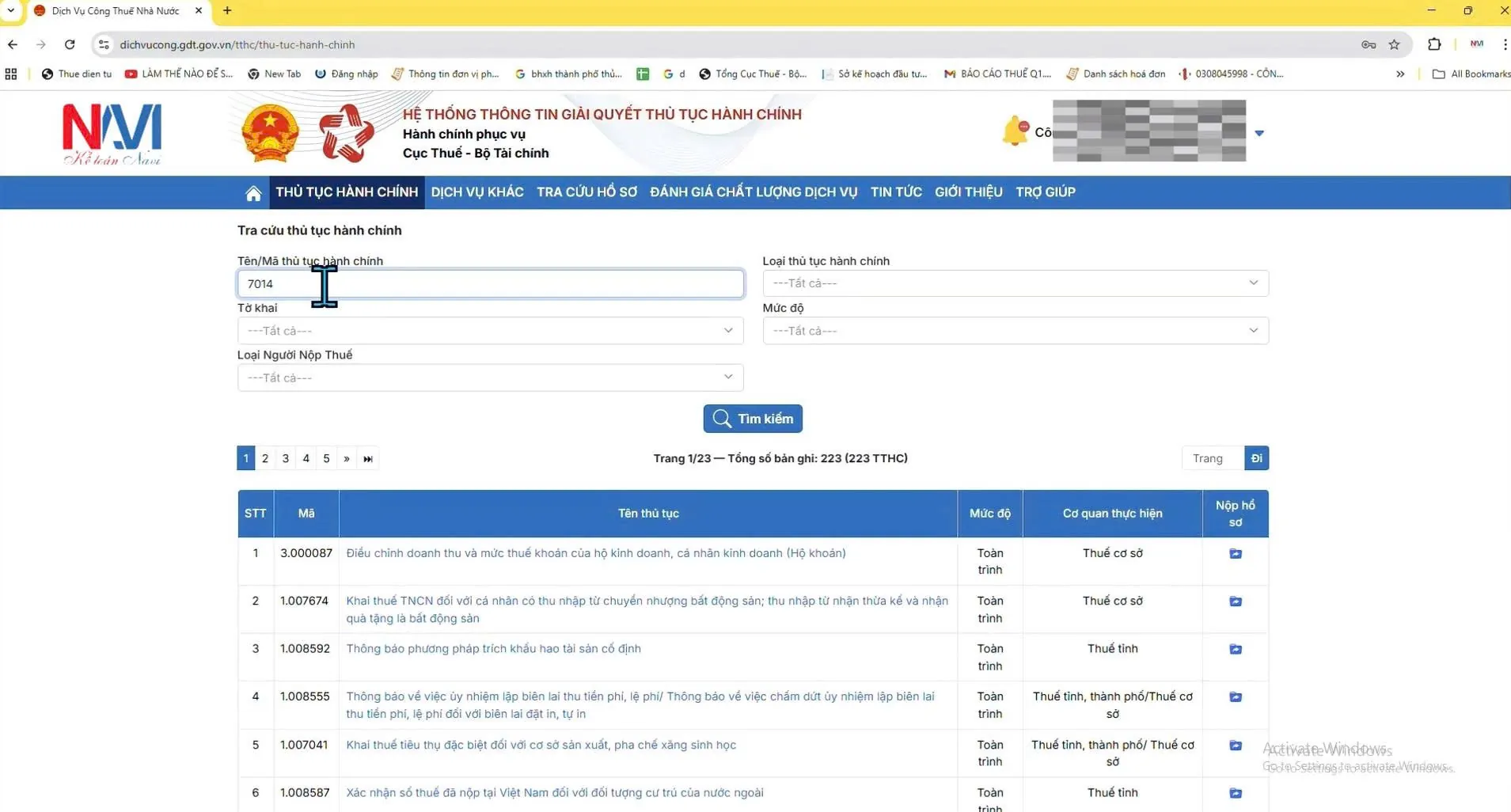 Hướng dẫn nộp Báo Cáo Thuế Quý 1-2026 trên Cổng dịch vụ công Quốc Gia 